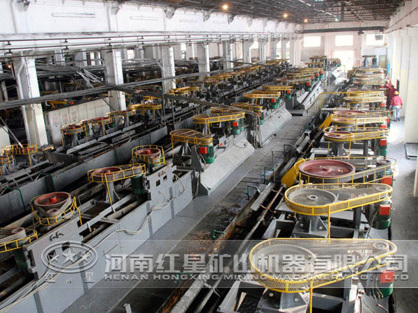 鉛、鋅多金屬礦選礦現場