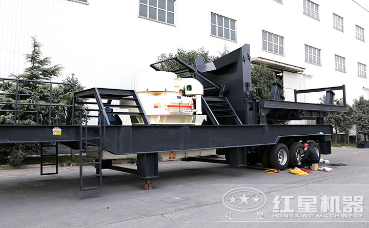 時產50噸小型移動制砂機 時產50噸小型移動制砂機