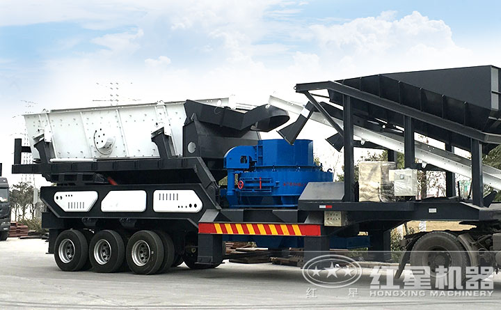 時產50噸小型移動制砂機發貨 時產50噸小型移動制砂機發貨