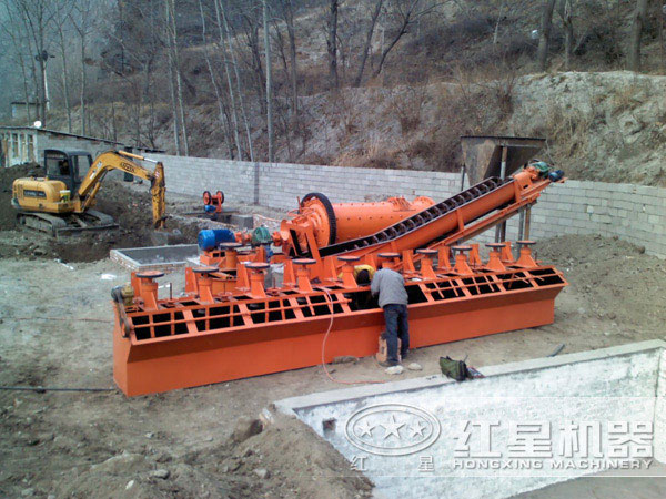 螺旋洗砂機客戶現場 螺旋洗砂機客戶現場