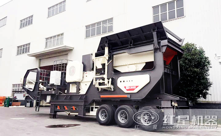 輪胎移動碎石車 輪胎移動碎石車