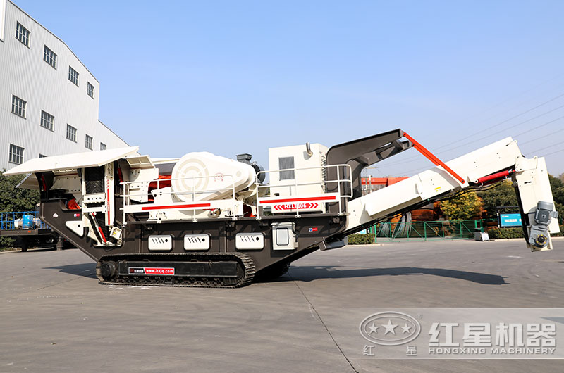 履帶式移動碎石機伸縮自如,轉場自由 履帶式移動碎石機伸縮自如,轉場自由