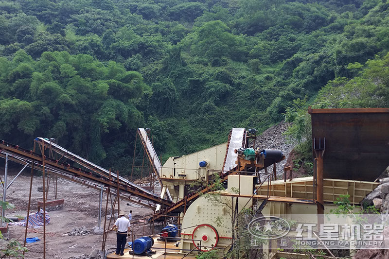 粉碎矸石機客戶現場實拍 粉碎矸石機客戶現場實拍