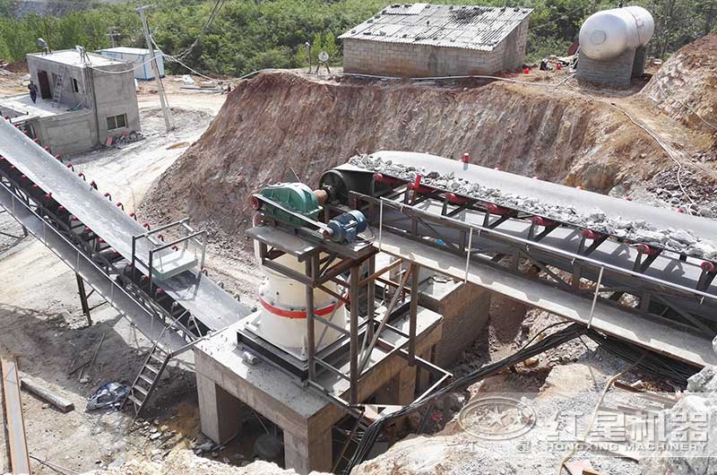 圓錐破碎機生產現場 圓錐破碎機生產現場